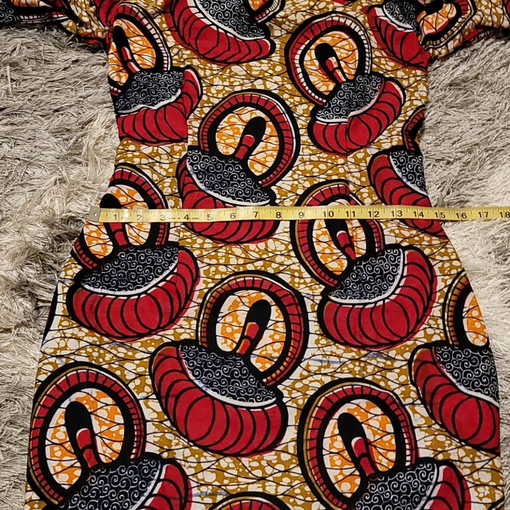 Hand made African print dress - Picture 7 of 11